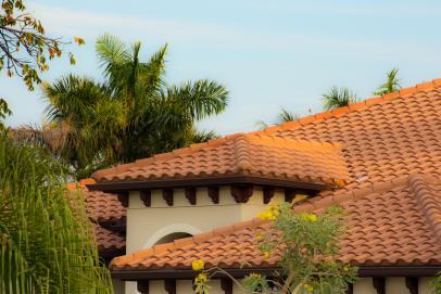 Best Roofing Materials - Picture of home with orange tile roof